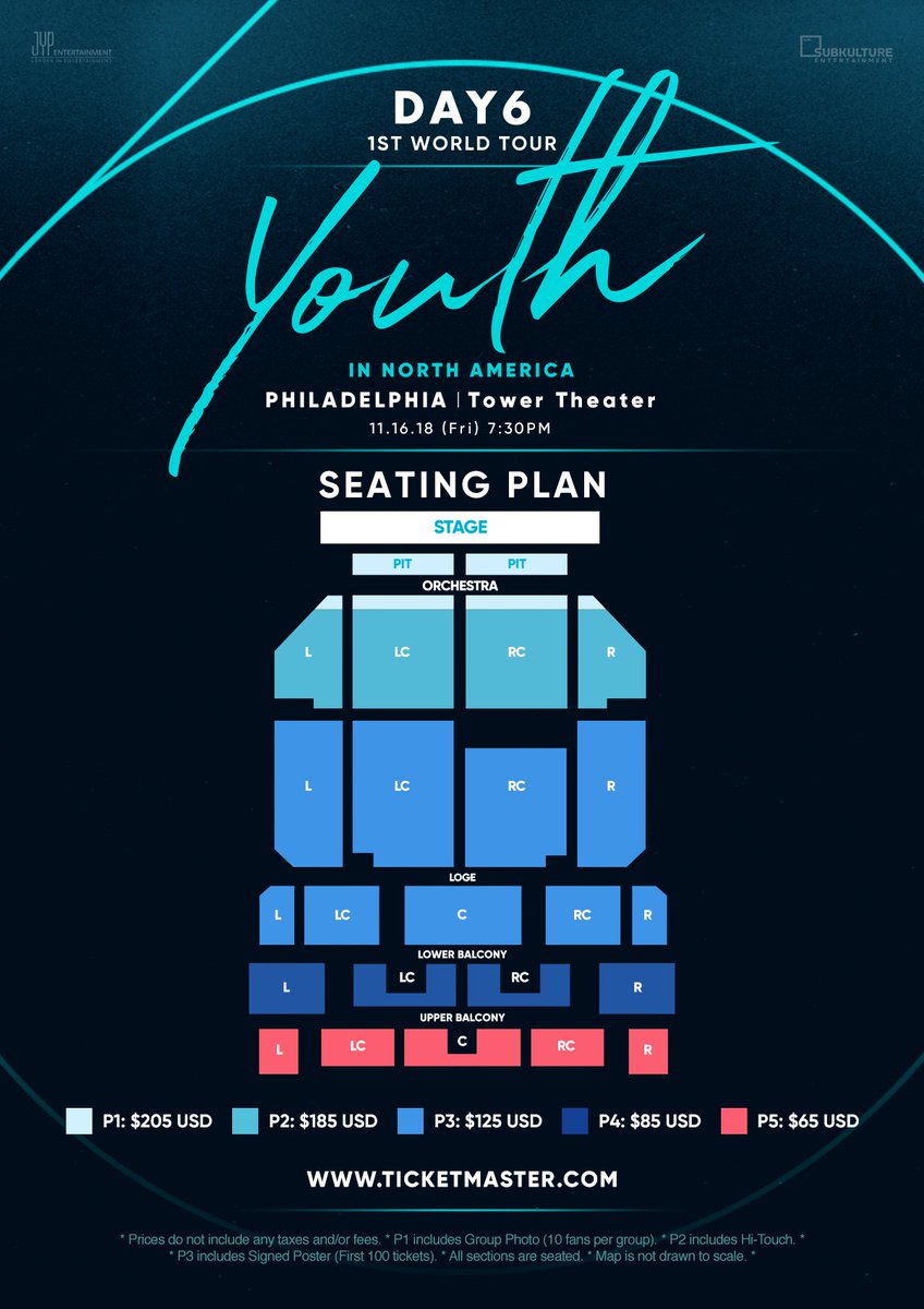 Tower Seating Chart