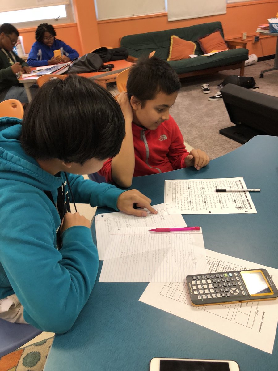 tcfljmj3's tweet photo. Loved seeing my Ss working 2gether & trying 2 figure out the answers 2 the puzzle together. Some smiled while others were hyped up when they spied each other’s & their own mistakes #differentpersonalities #priceless #collaboration #SelfAssess #CHSMontessori https://t.co/Tjyx7IbxCU