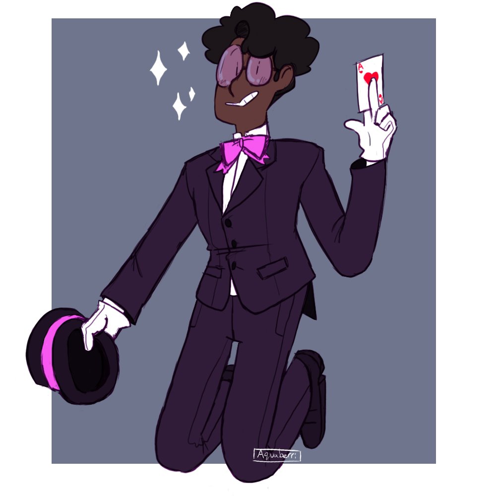 aquaberri_art's tweet photo. Art trade time! Drew @captainkonot adorable OC, Cornelius, from their upcoming comic, Familiar Spirits! Go check out @famspirits! The art is AMAZING. https://t.co/XYjqup7yQa