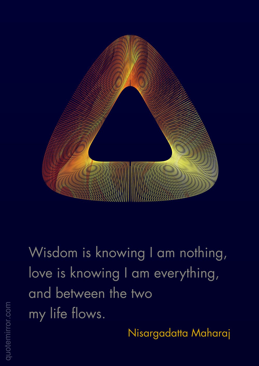 Wisdom is knowing i am nothing