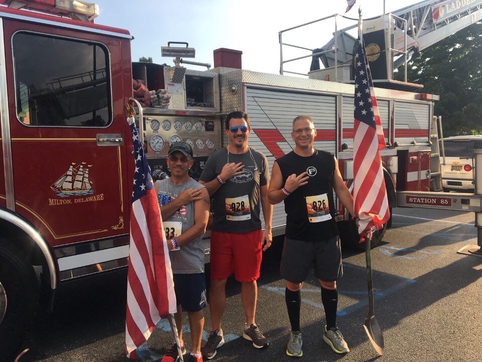 F3FirstState's tweet image. F3 First State spotted at yesterdays Run, White, and Blue 5k supporting Delaware Technical Community College Owens Campus Scholarships for Veterans and First Responders.