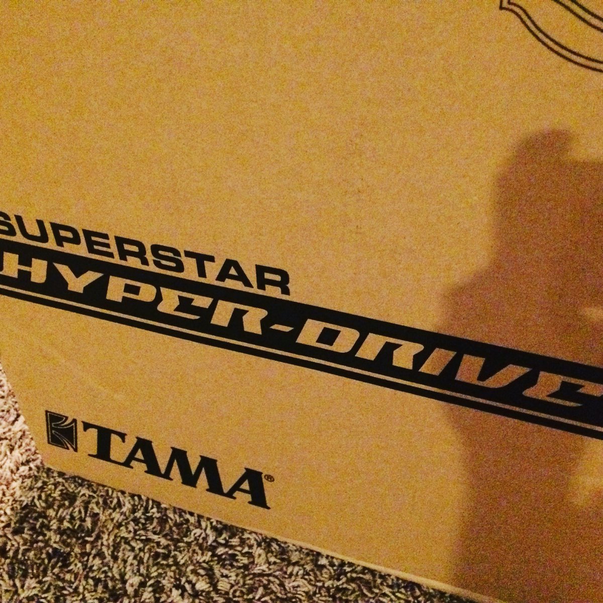 CDIngalls's tweet photo. I got a new toy...this is the before picture... #tama #hyperdriveduo #drummerlife #ijustwanttoplay #bangsomedrums https://t.co/ElwB3YNwxQ