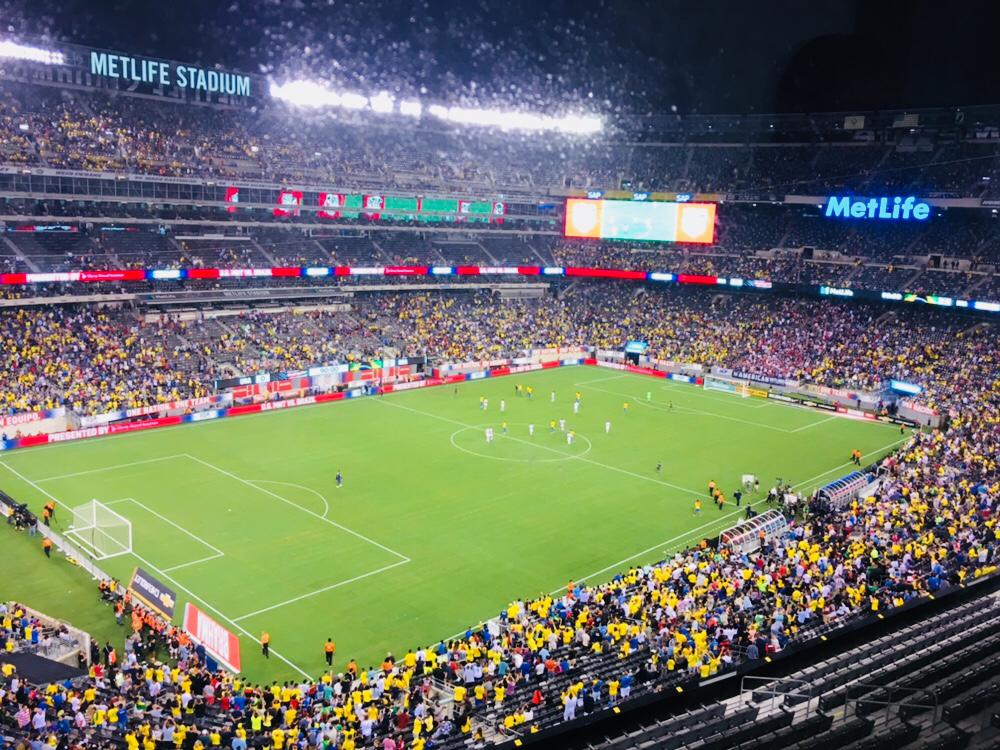 Final de jogo no Metlife Stadium em New Jersey! Estados Unidos 0 x 2 Brasil em amistoso internacional !  Gols de Roberto Firmino aos 25 minutos e Neymar aos 43 da 1ª etapa! O repórter/correspondente nos EUA <a href="/gustavotomazeli/">Gustavo C Tomazeli</a> acompanhou in loco!
#SeleçãoBrasileira #ESPORTESNET