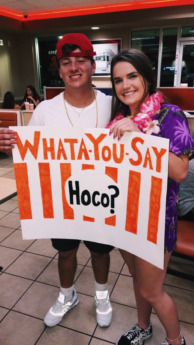 marycalandro's tweet photo. can’t wait for hoco!!!🧡🧡 @Whataburger https://t.co/PjKyFhnIqV