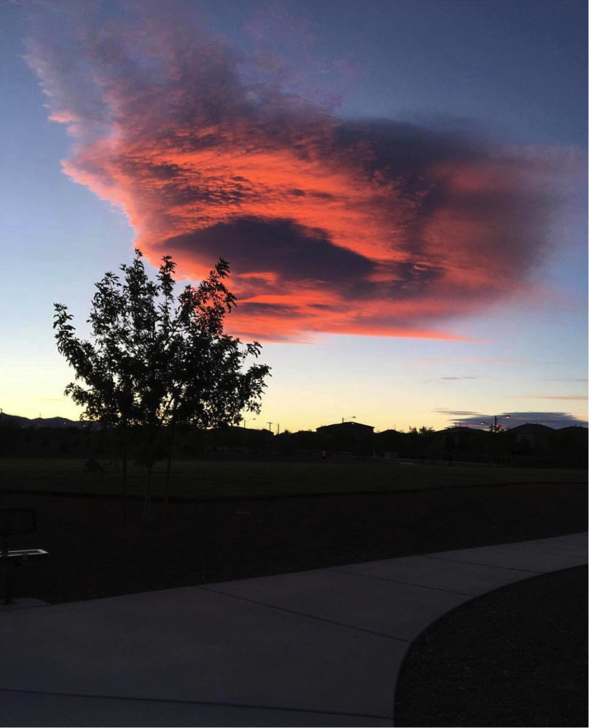 Providence Las Vegas Cotton Candy Clouds Over Huckleberry Park Lasvegassunset Insightful Emotions Instagram