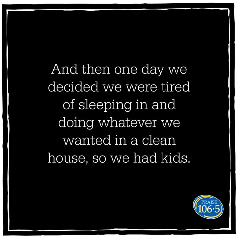 Praise1065's tweet photo. Lol! It's a ride, but it's a good one! Feel free to share any advice or funny stories from your parenting! #parenting #crazywildride https://t.co/Pt5iEROw01