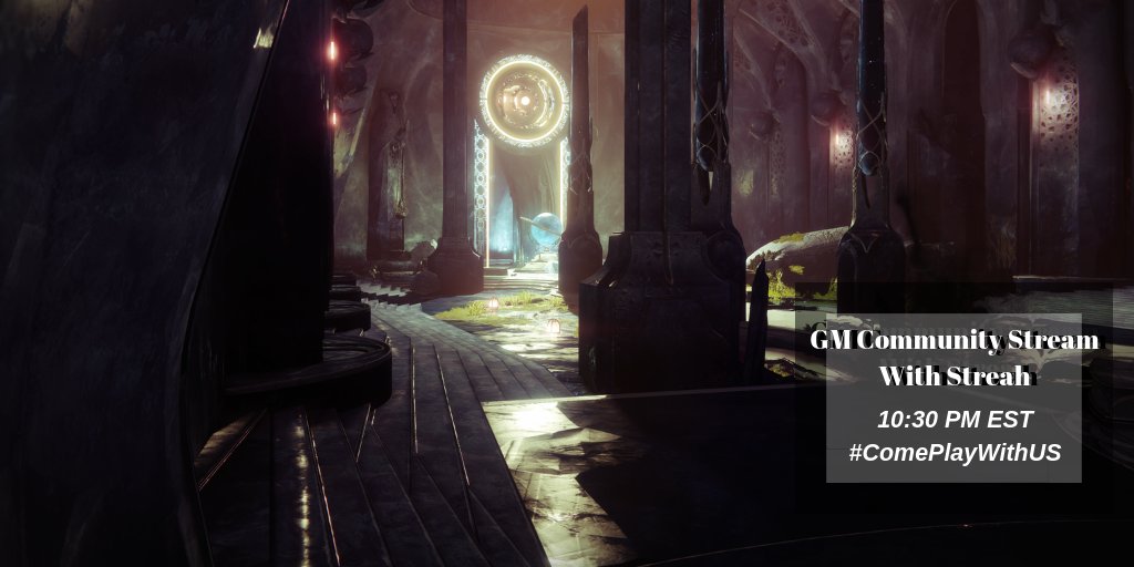 streah's tweet photo. Greeting @WatchMixer guardians! We are playing #Destiny2 on #XboxOne playing some #Gambit! So bring out your invaders and kill the primeval, guardians! #ForCayde #HunterFTW #GMLife #MixerLove https://t.co/06YHj2mpaw