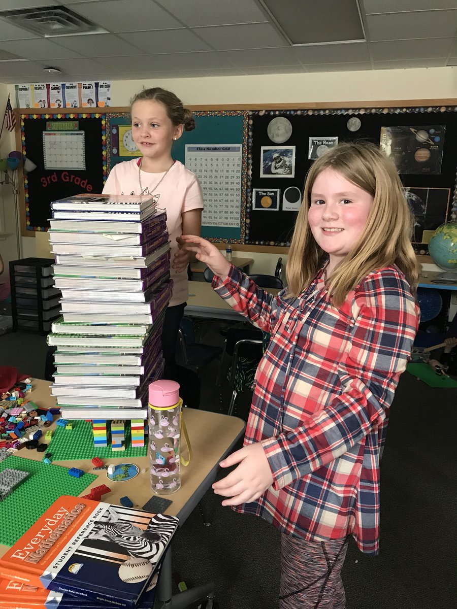 april_sunram's tweet photo. Stem challenge today was building strong LEGO bridges, record was 60 books before breaking!!! #loveteaching #futureengineers https://t.co/nEEefV75vf