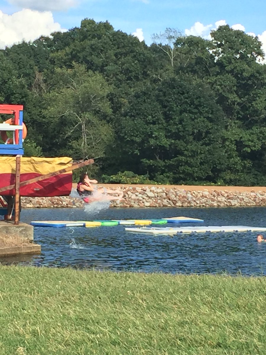 GuntownMiddle's tweet photo. Day 1 from Victory Ranch! Good kids having a good time on the Zip and Dip! #GMSbeta #GMSfamily #GrowMatureSucceed https://t.co/2BH1zVfRTg