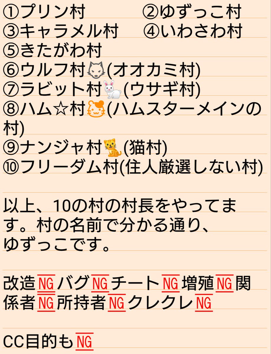 ゆずき 11村の村長 どうぶつの森メイン たまに他のゲームも Moriyuzukimori Twitter