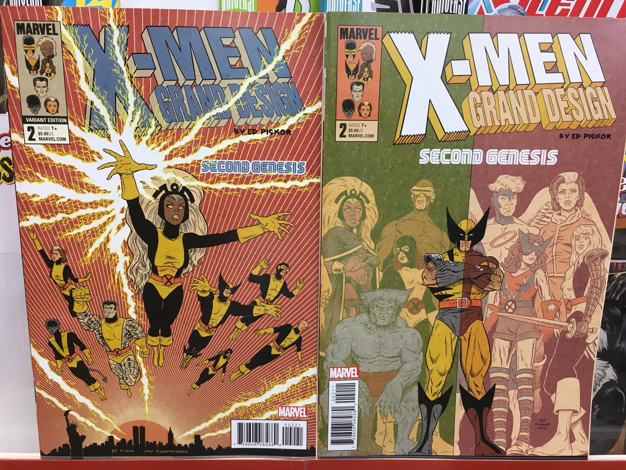 ブリスターコミックス Sur Twitter X Menのコミックでの歴史を時系列順に描くいわば年表コミック X Men グランド デザイン セカンド ジェネシス 2 が通常カバー T Co Bocxoanrov ヴァリアントカバー T Co Yaxpuf5ngg の2種類が到着 T Co