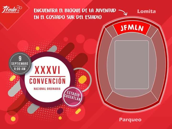 HenrryGuevara7's tweet photo. #XXXVIConvencionFMLN #JFMLN #HugoPresidente #VamosPorLaVictoria #KarinaVicepresidenta https://t.co/1eP3OqgsTa