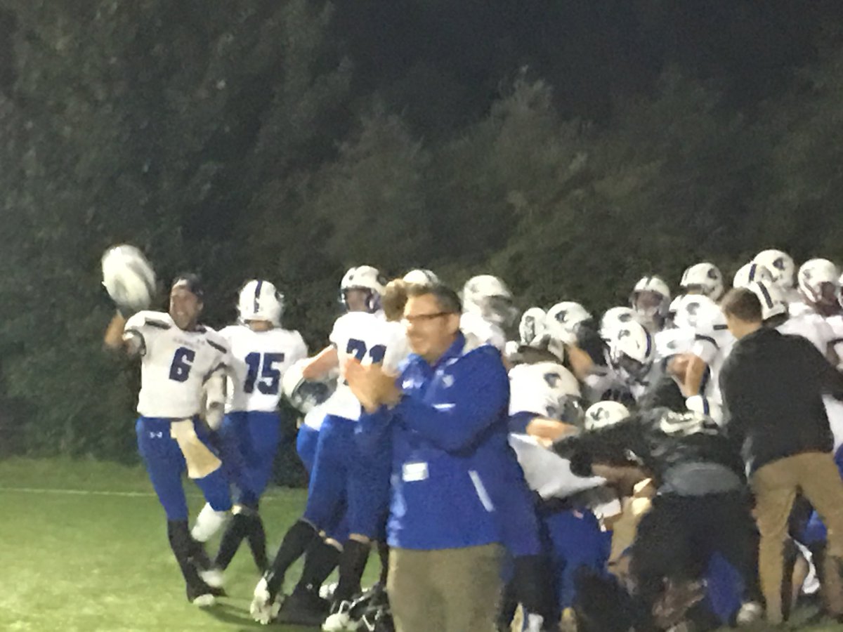 One of the all time great Cambridge-Isanti victories; after a tremendous defensive stand, overtime touchdown by Levi Wilkins; 34-28 thriller over Chisago Lakes. Congrats to our courageous and gutsy football team and coaches.