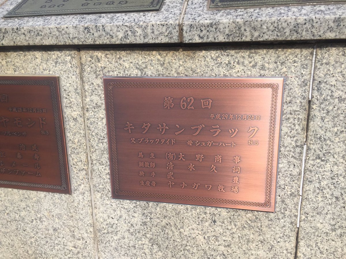Kajiko 歴代有馬記念優勝馬のプレートあった場所も工事中 中山競馬場 年末のオジュウチョウサン有馬記念に向けて 着々とリニューアル対策している