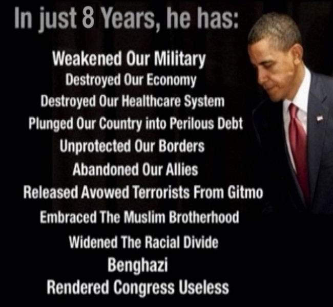 THE_FRACTION's tweet photo. @ericbolling @VirginiaMAGAKAG @BarackObama @realDonaldTrump 🤔🤔 wonder why he didn't mention these accomplishments??
#ObamaSpeaks
#ObamaCrimes
#Treason
#ObamaGate
#ObamaWorstPresidentEver
#ObamaObstruction
#ObamaLegacy
#ObamaShame
#FISAabuse
#IranDeal
#PlaneLoadsOfCash
#Criminal
#LockHimUp
#TickTock
#MuslimBrotherhood
#VoterFraud https://t.co/GkjXuHeS3V