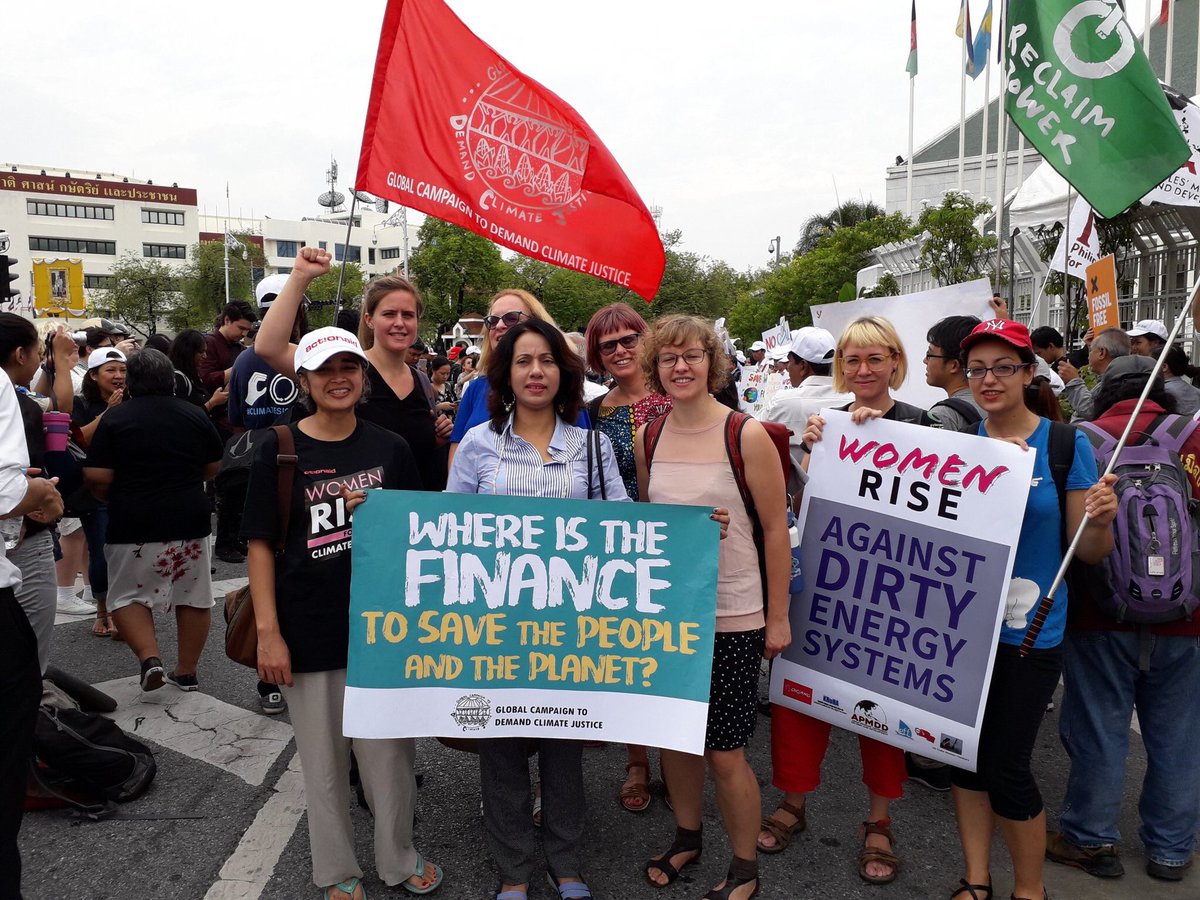 We have already started to #RiseForClimate here in Bangkok! #WomenRise #WomenClimateJustice