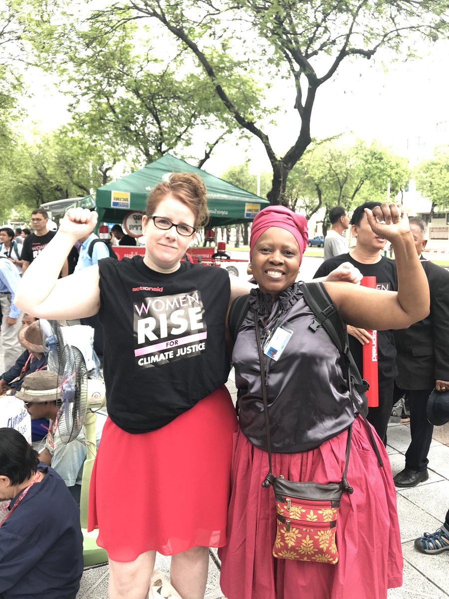 WEDO_worldwide's tweet photo. We have already started to #RiseForClimate here in Bangkok! #WomenRise #WomenClimateJustice https://t.co/beccbsFKJr