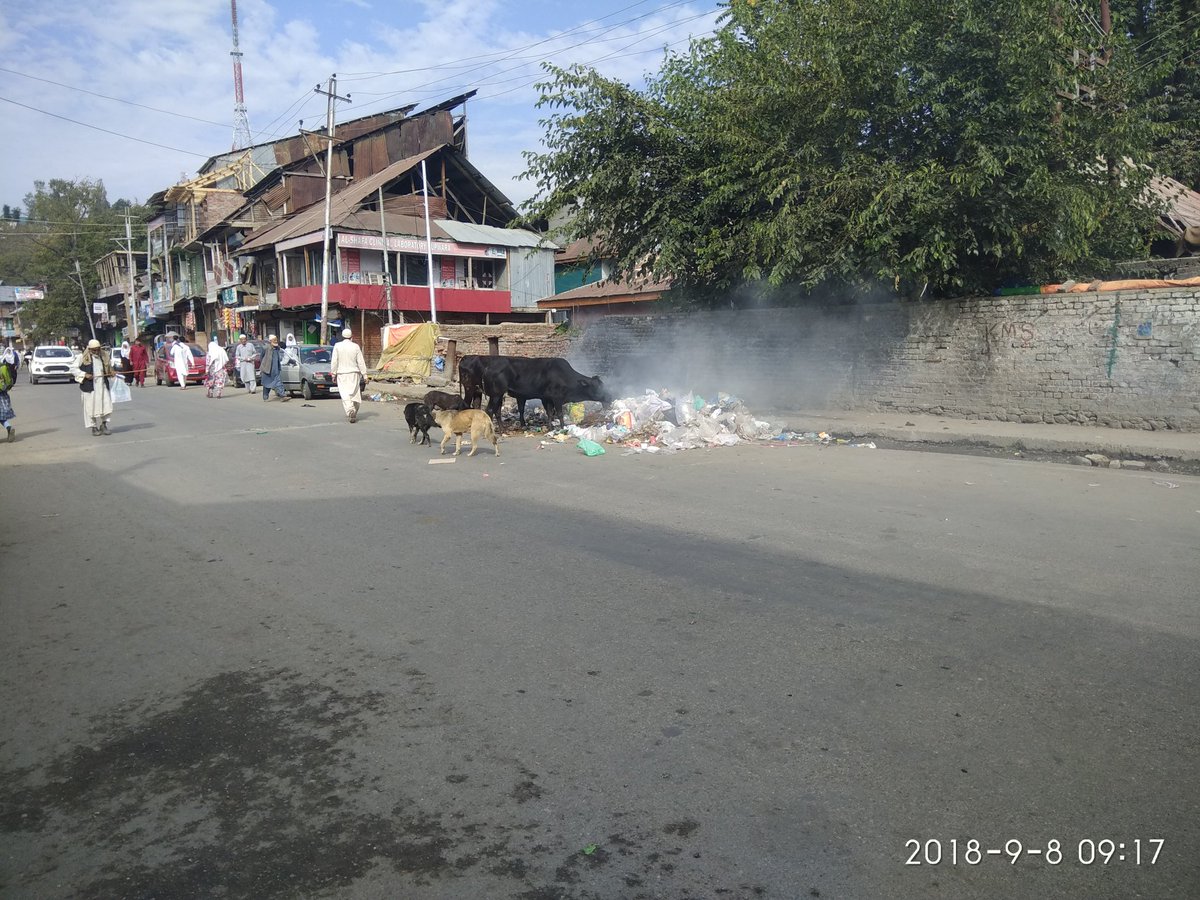 KupwaraTimes's tweet image. @jandkgovernor @JKgrievance

District Administration Kupwara in deep slumber. See the pathetic condition of Kupwara Town ( Heart of District).
#Garbagedumping site near SUB DISTRICT HOSPITAL KUPWARA,  health condition of patients worse day by day due presence of garbage