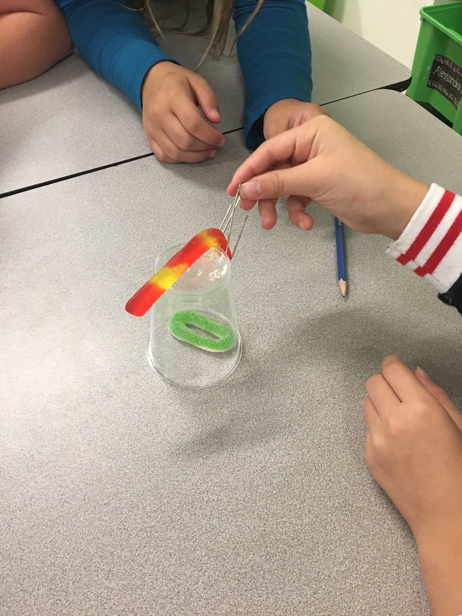 srta_perri's tweet photo. Students in Grade 4/5C put their team work and problem solving skills to use as they reviewed the scientific process during our “Saving Fred” activity in Science class today! #FLGpride #ECSDFaithInspires https://t.co/6kxYAE9ZSP