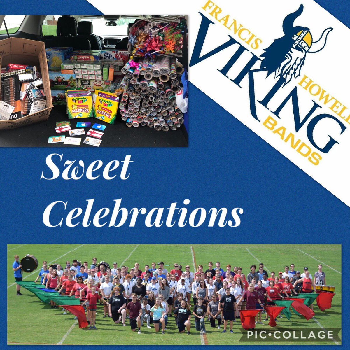 FHVikingBands's tweet image. Thanks to all who donated to this wonderful cause. @swt_celebration throws birthday parties for homeless children and teens. The donations were collected by the band at our lock-in! #servantleadership #othersfirst