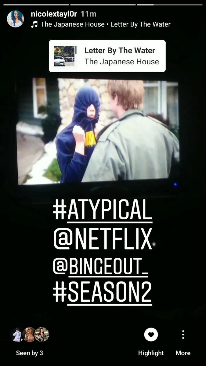 nicolextayl0r's tweet photo. #atypical
#season2
#netflix
#bingeout
@BingeOut @netflix @atypical https://t.co/AhlqP4Q8hk