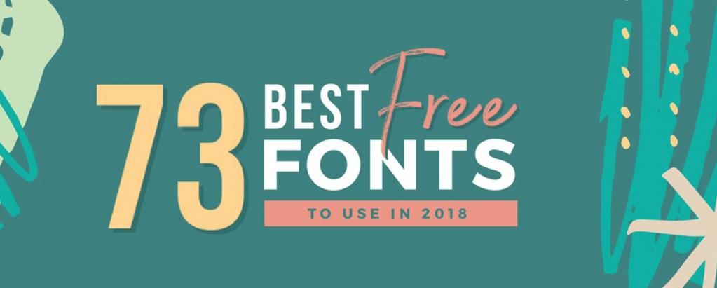 73 Best Free #Fonts to Create Stunning Designs in 2018: If you’re looking for the best #freefonts on the internet then look no further! These stunning fonts will make your designs stand out. buff.ly/2rIQc1c #DIYdesign
