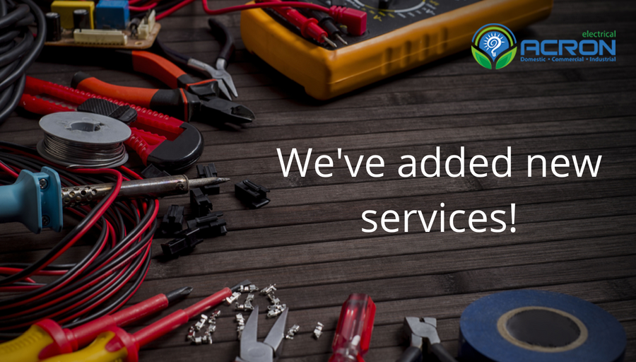AcronElectrical's tweet image. Have you seen? We’ve added new services to our website! Check them out: acronelectrical.co.uk