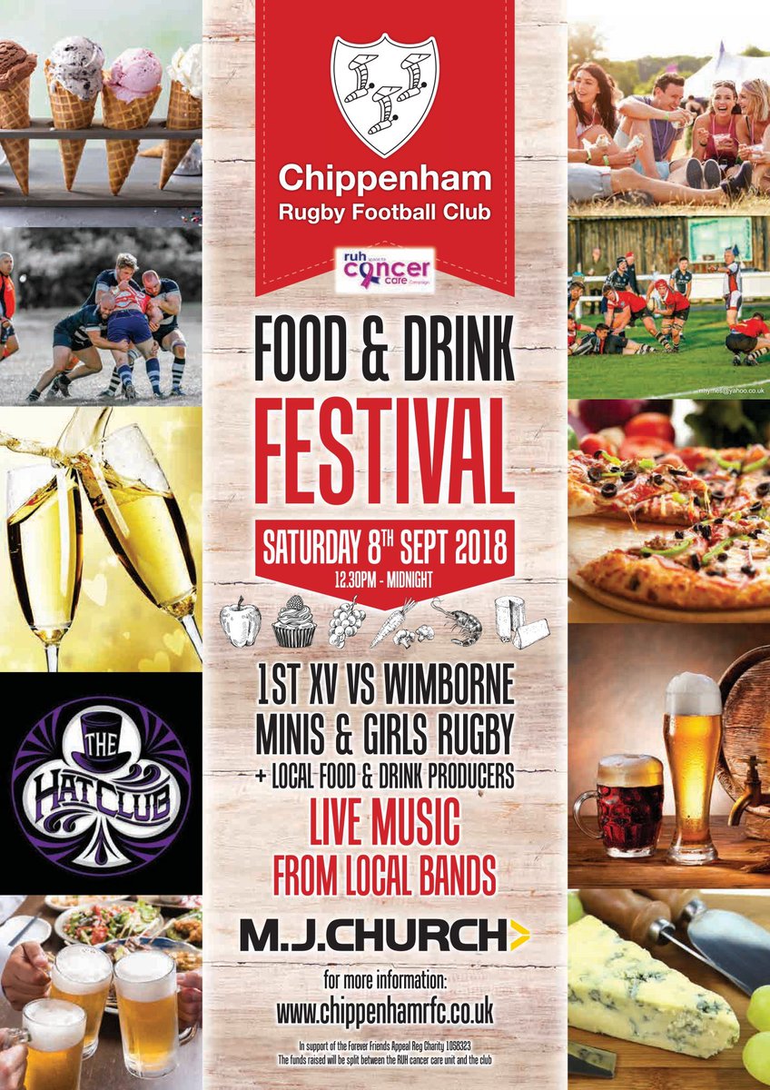 First home game of the season today for @ChippenhamRFC, never a better time to watch the boys/girls with plenty of #gertlush food and hydration available 🍻🍻🍻