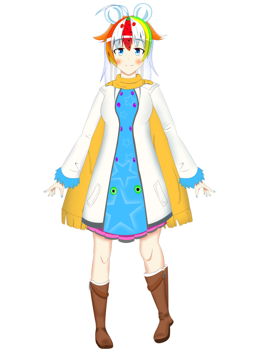 白熊愛清ちゃん しろくまあいす New白熊愛巣ちゃん完成 バーチャルな存在だから 自分の姿かたちを自由に変えることができるのだ どう かわいくなったでしょ 新人vtuber Vtuber準備中 愛巣る絵