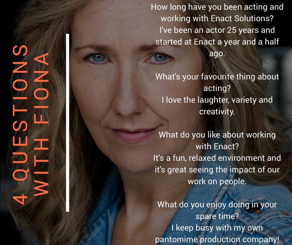 EnactSolutions's tweet photo. It's a special day for us here at #EnactSolutions! It's #NationalActorsDay! 🎬
We want to celebrate today by introducing you to some of our wonderful team! Meet the actors for yourself. 😁 https://t.co/nZcYH3vJAq