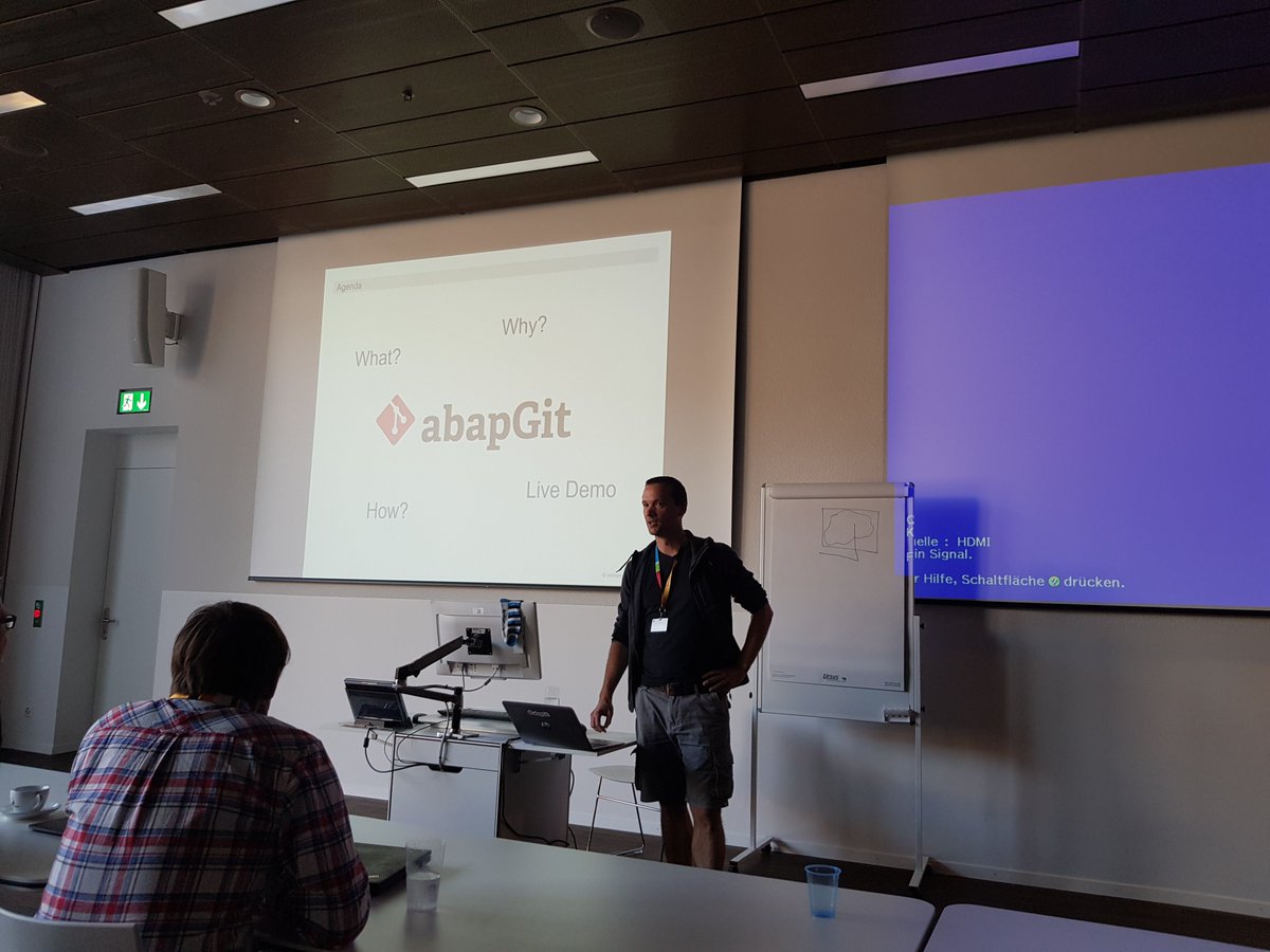 h_neumann's tweet image. #abapGit talk by @chris_guenter #sitBERN