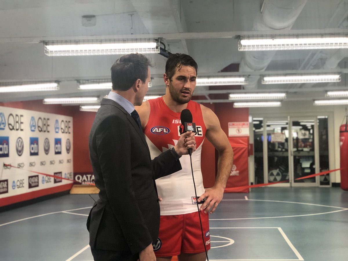 sydneyswans's tweet photo. “We have let a lot of people down, the fans first and foremost, ourselves and our families. Really disappointing.” https://t.co/dmg7bkEBRE