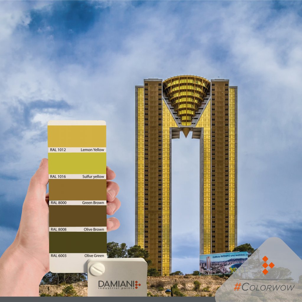 Color_Damiani's tweet image. "Gold Towers"
Benidrom, Alicante (Spain) 🇪🇸

#Colorwow #damiani #colorificiodamiani #coloresicuro #building #architecture #city #goldtowers