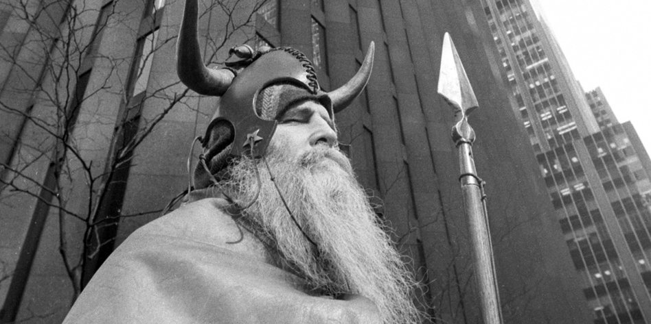 deathbyhibachi's tweet photo. American street performer #Moondog died #onthisday in 1999.

#otd #musician #ThirdStream #experimental #music #teacher #composer #theoretician #poet #author #inventor #blind #snaketime #trimba #Vikinghelmet #LouisThomasHardin https://t.co/SAS5InLjhN