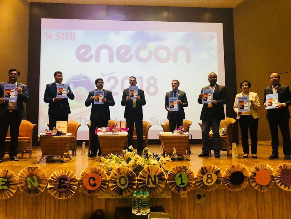 SIIBTweets's tweet photo. Team Enecon of SIIB, is organizing Enecon’18 with the theme ‘Think. Adapt. Sustain’.
To embark on this journey, we begin with the lighting of lamp and unveiling of the newletter 'Equilibria' by the guest speakers, our Director, Dr. Asmita Chitnis and Dy. Director Dr. Prakash Rao. https://t.co/IA8JSYbs2z
