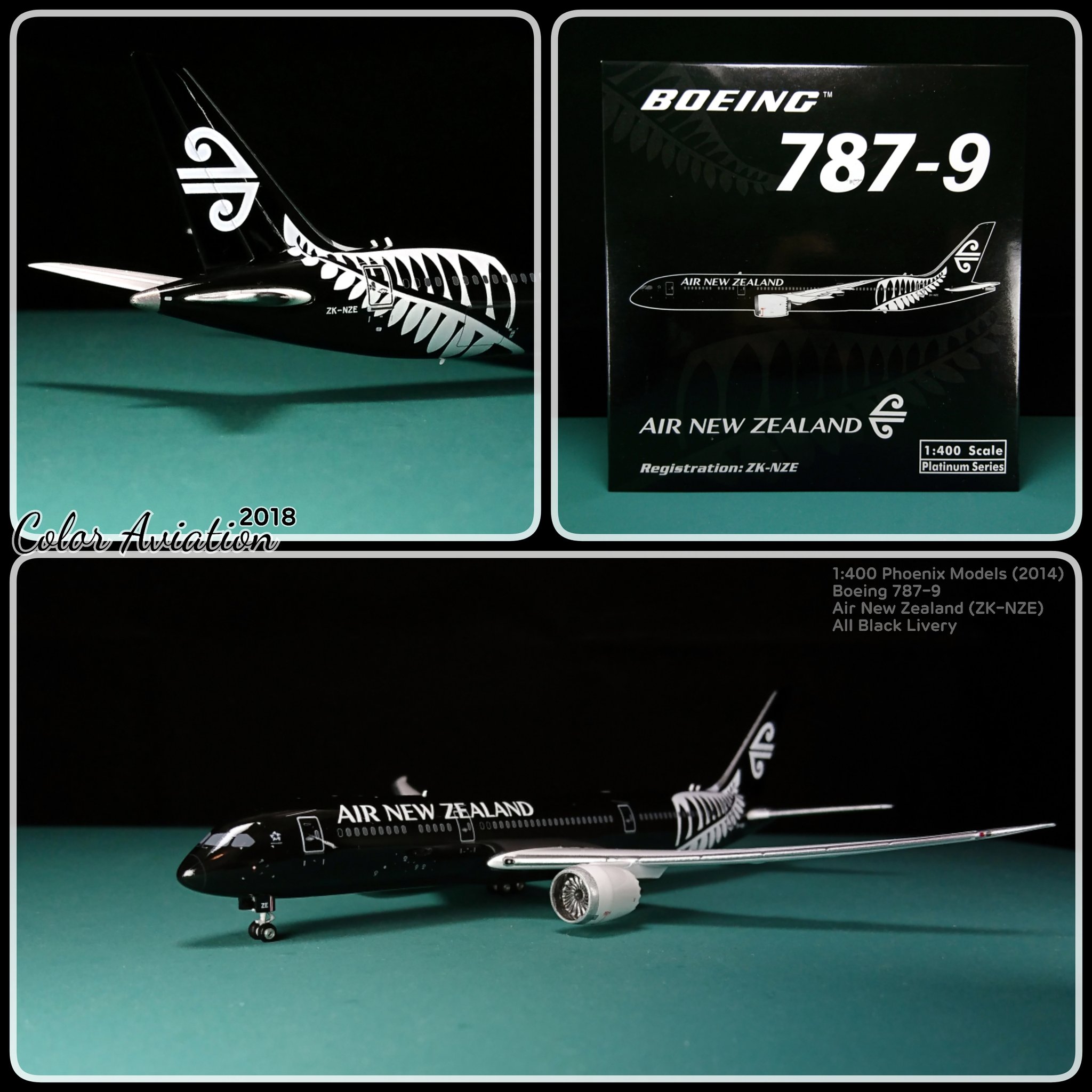 787-9 ニュージーランド航空 オールブラックス 模型 1/200（中古