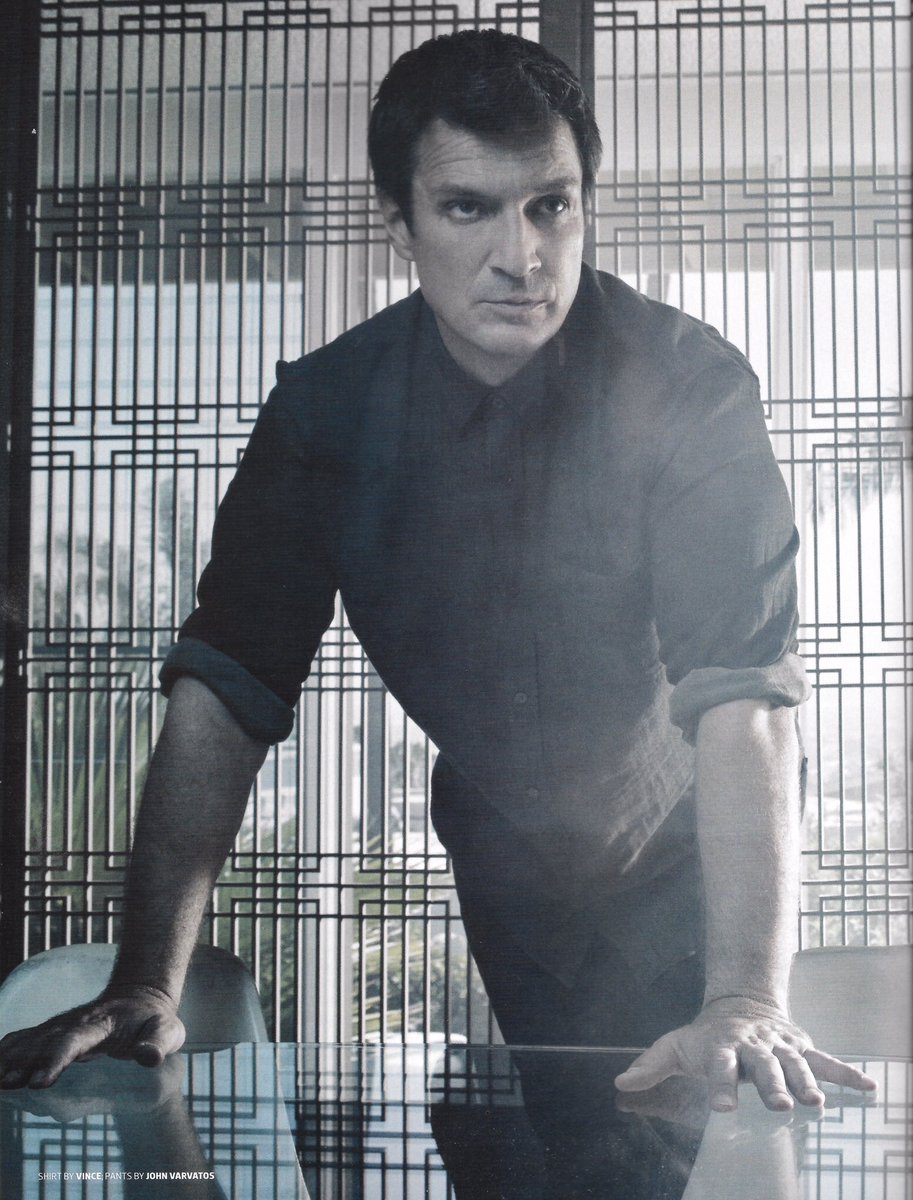 a_contrario7's tweet photo. #NathanFillion #TheRookie Emmy Magazine 
Huge thanks for the pics to @travelswithberg https://t.co/suxIOETPwi