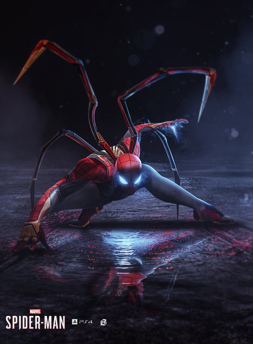 "Mr. Stark, I feel pretty good,"  <a href="/TomHolland1996/">Tom Holland</a> <a href="/insomniacgames/">Insomniac Games</a> #spidermanps4