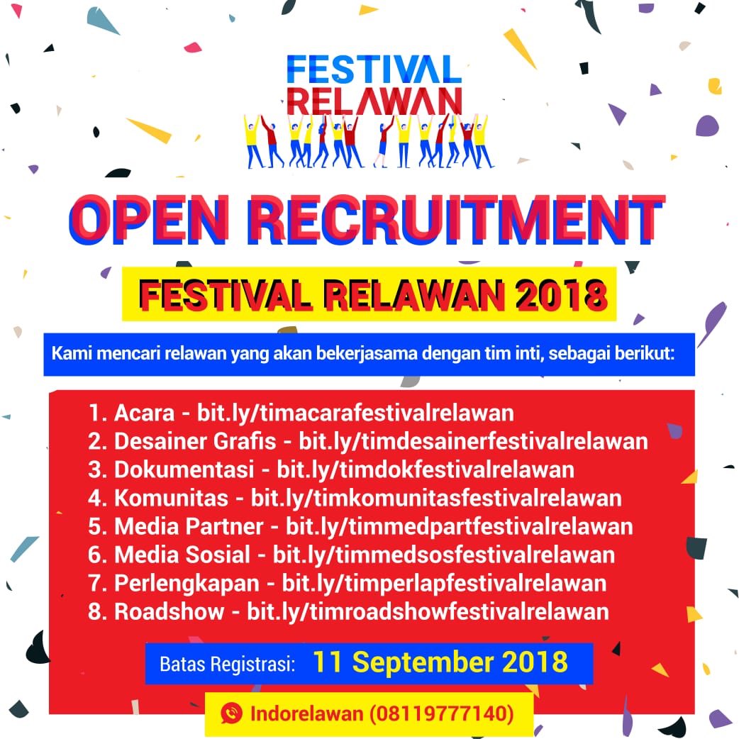 Teman-teman, jangan ketinggalan kesempatan untuk jadi bagian dari #TimAksiBaik Daftarkan diri kalian segera yah!