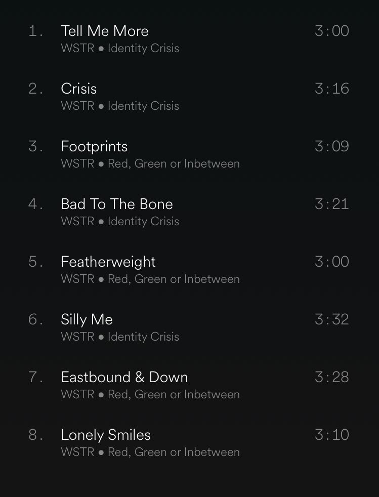 WSTR setlist - Anouk