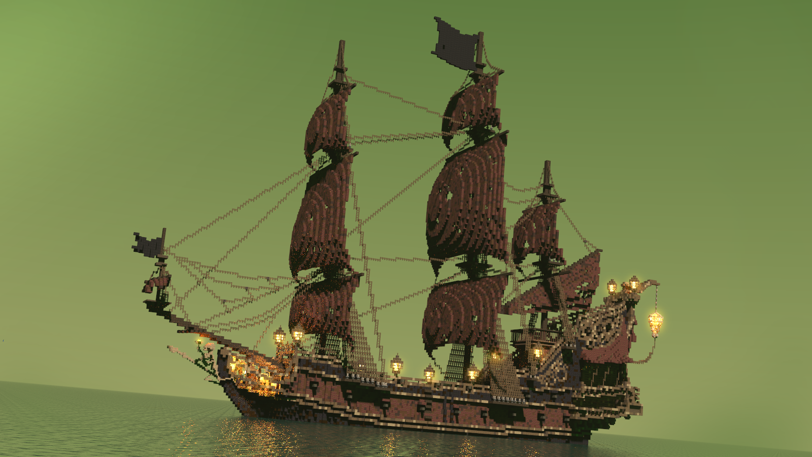 تويتر ろい𓊝 على تويتر パイレーツオブカリビアンのアン女王の復讐号とブラックパール号を初登場時のボロボロの姿で再現してみました アン女王の方は船主のギリシャ火も再現してみました T Co Gcclxfyzue