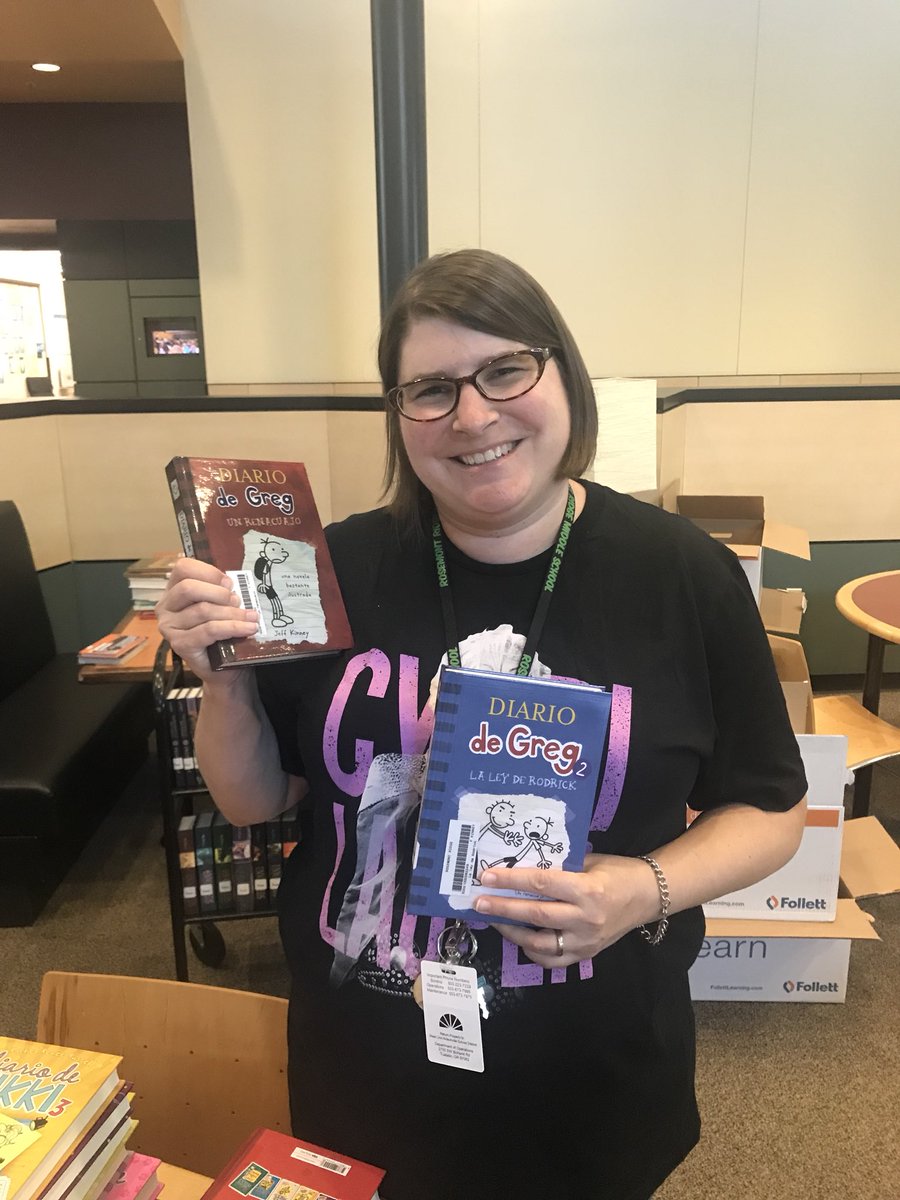 Rosemont Ridge Middle in West Linn, OR added some Follettbound Spanish books to their library collection, along with the best and newest fiction books out right now. Great way to start the school year. <a href="/RRMSCoyotes/">RRMS Coyotes</a> <a href="/WLWVdistrict/">WLWV School District</a> @FollettLearning