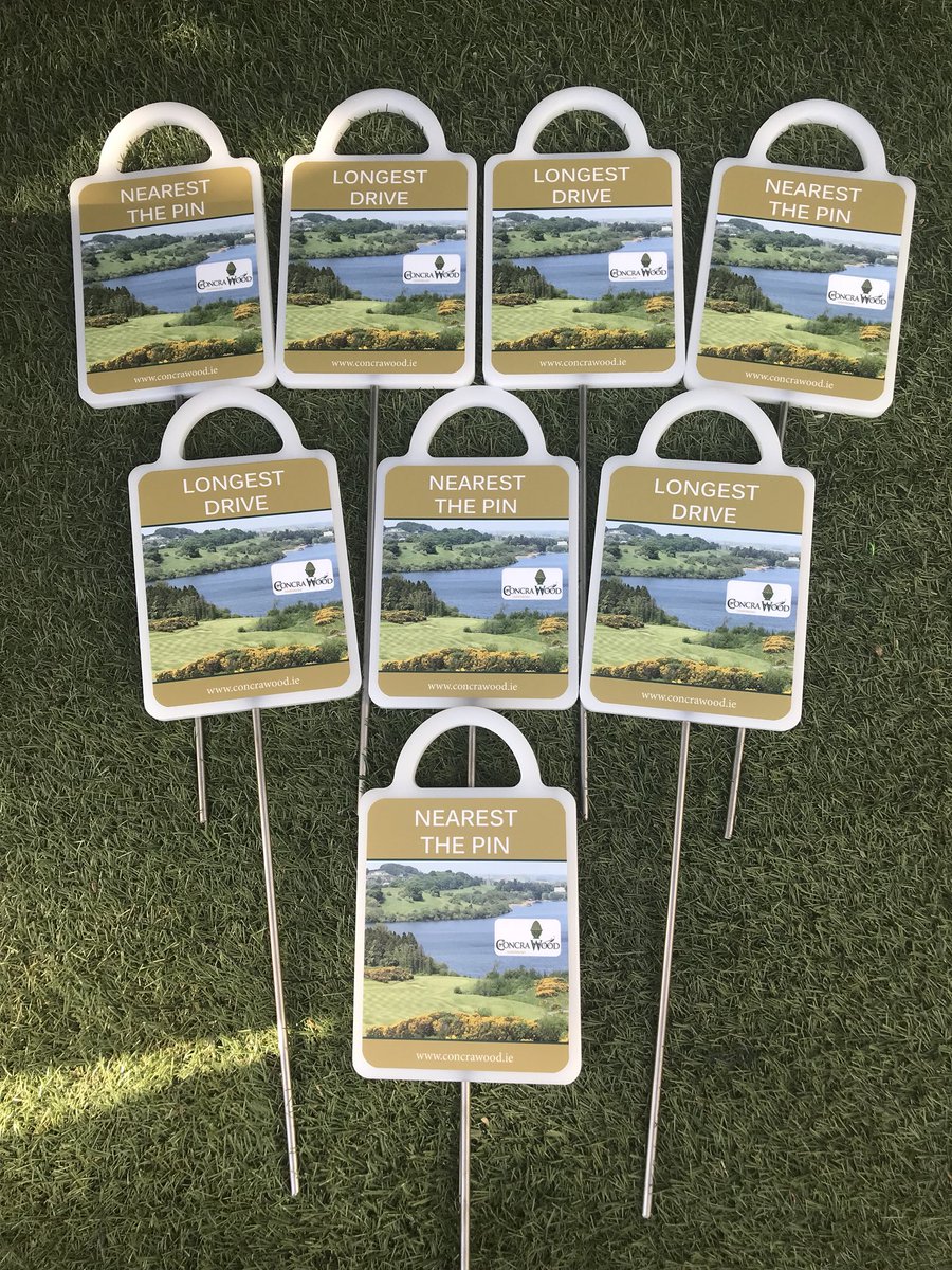 Signs4Golf's tweet photo. @CastletroyPro have you see the latest markers that are now being used in Ireland. #waterproofmarkers #custommarkers #irishgolf @cmk_concrawood @IrishGolferMag @55GACrowder @IrishClereGolf https://t.co/su5VfY1gdL