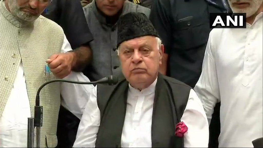 Manner in which media targeted Sidhu shows there are elements which don't want India-Pakistan relations to improve. There's vested interest, both in India&amp;Pakistan, which don't want peace in both countries. But for people of J&amp;K, India-Pakistan friendship is essential: F Abdullah