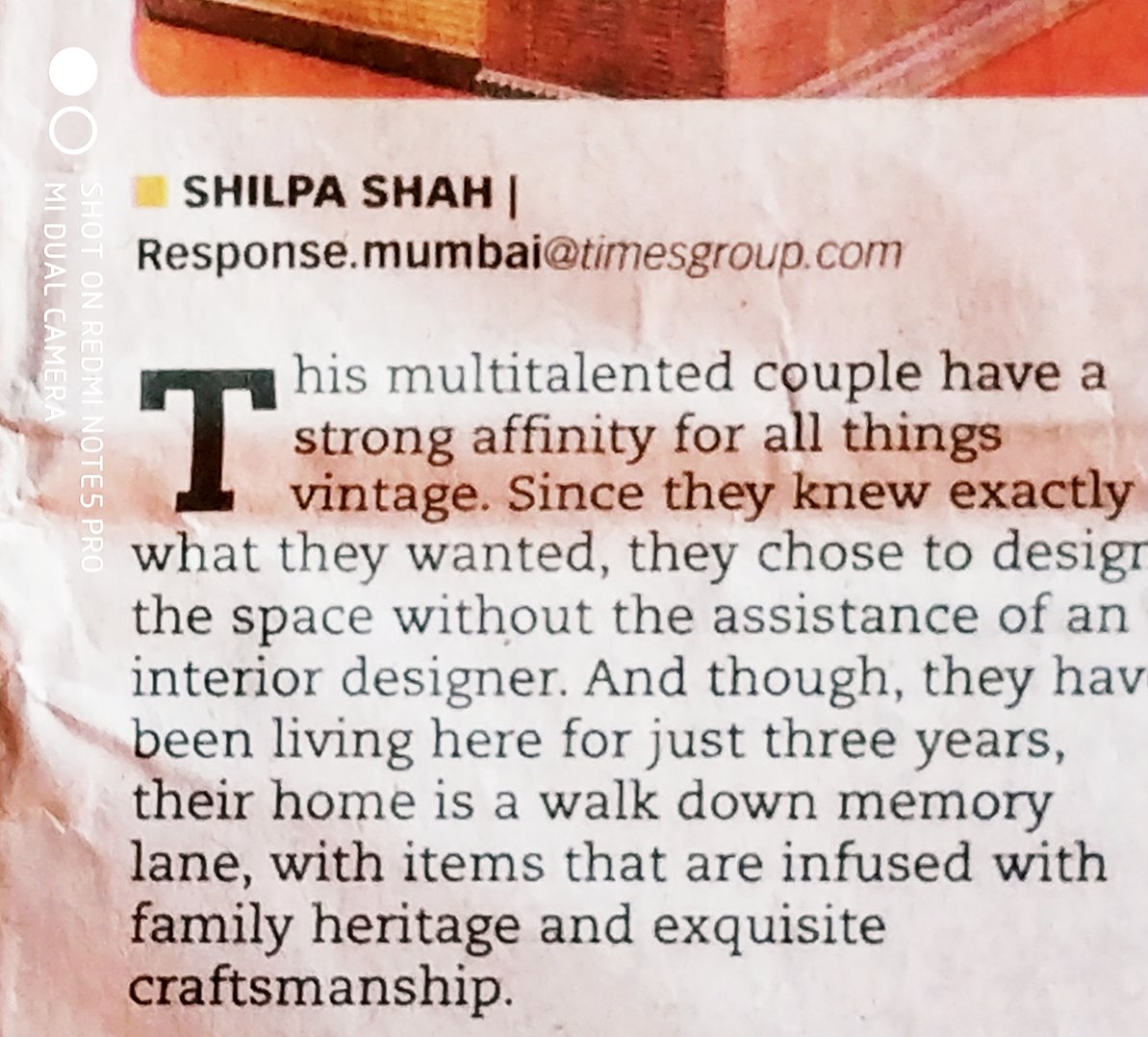 mysticshils's tweet photo. Happy to share my full page article published in @timesofindia today. #journalism #media #Newspaper #Interiors #writer #WriteArticle #HomeImprovement #homedecorideas #home #simplyshils #traditional #architect #thane #Mumbai #decor #journalist #design https://t.co/bLIAKXASjj