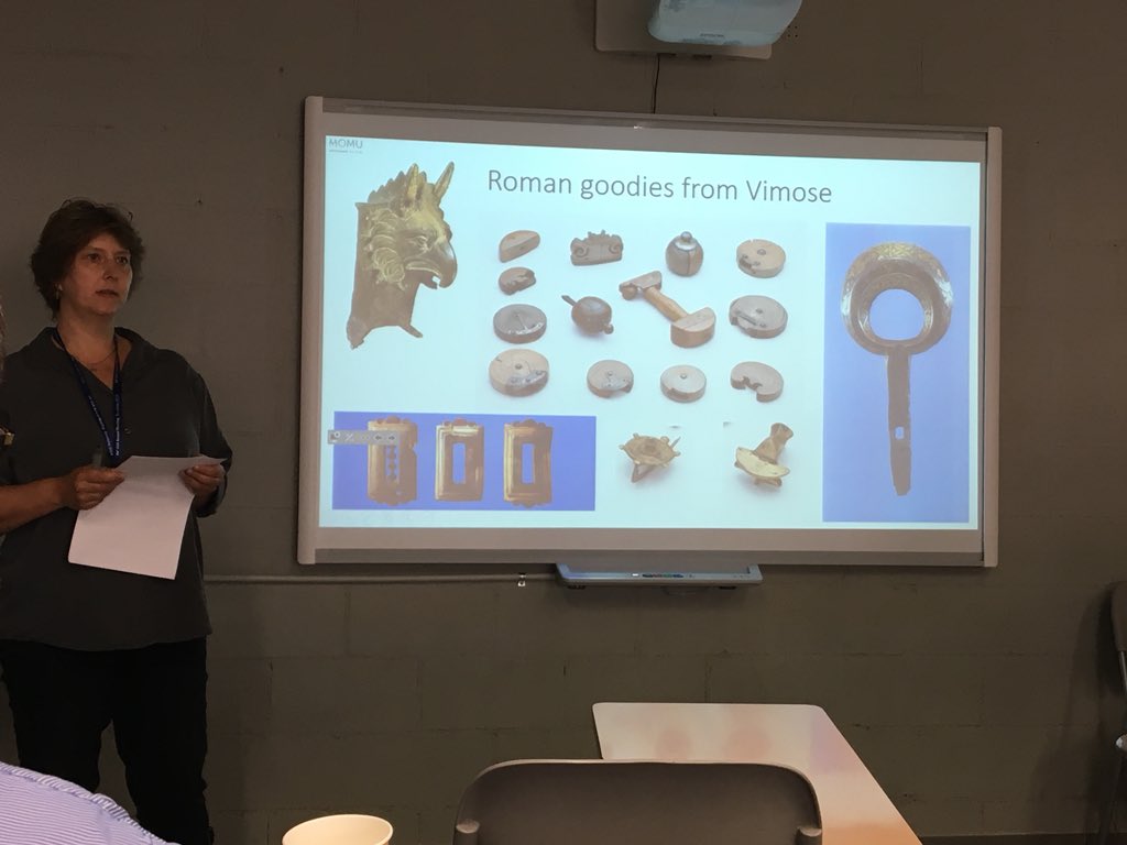 lisbethimer's tweet photo. Gotta love Roman goodies! Xenia Pauli Jensen @ #s409 #EAA2018 https://t.co/ff1O4JSYBJ