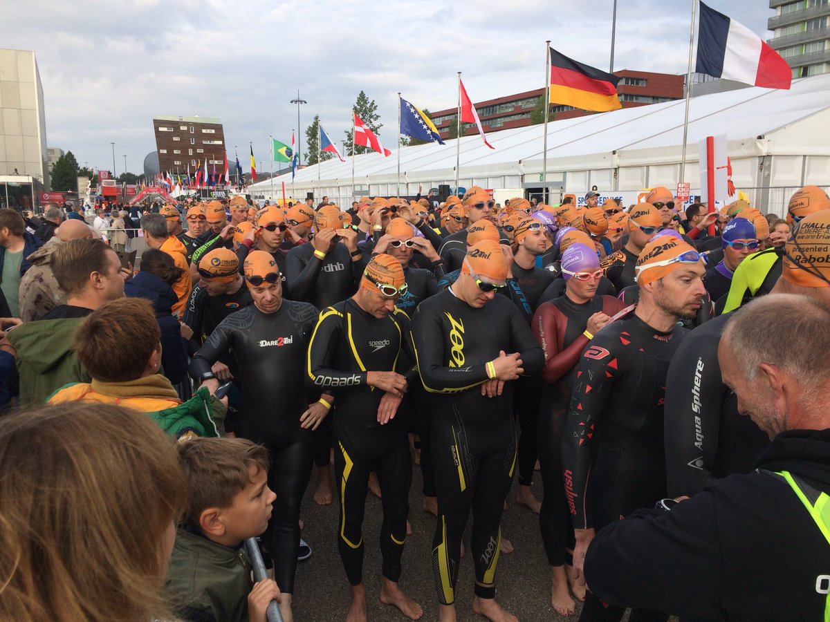 Start...See you at the finishline! <a href="/ChallengeAlmere/">Challenge Almere</a> #CAA2018 #triathlon