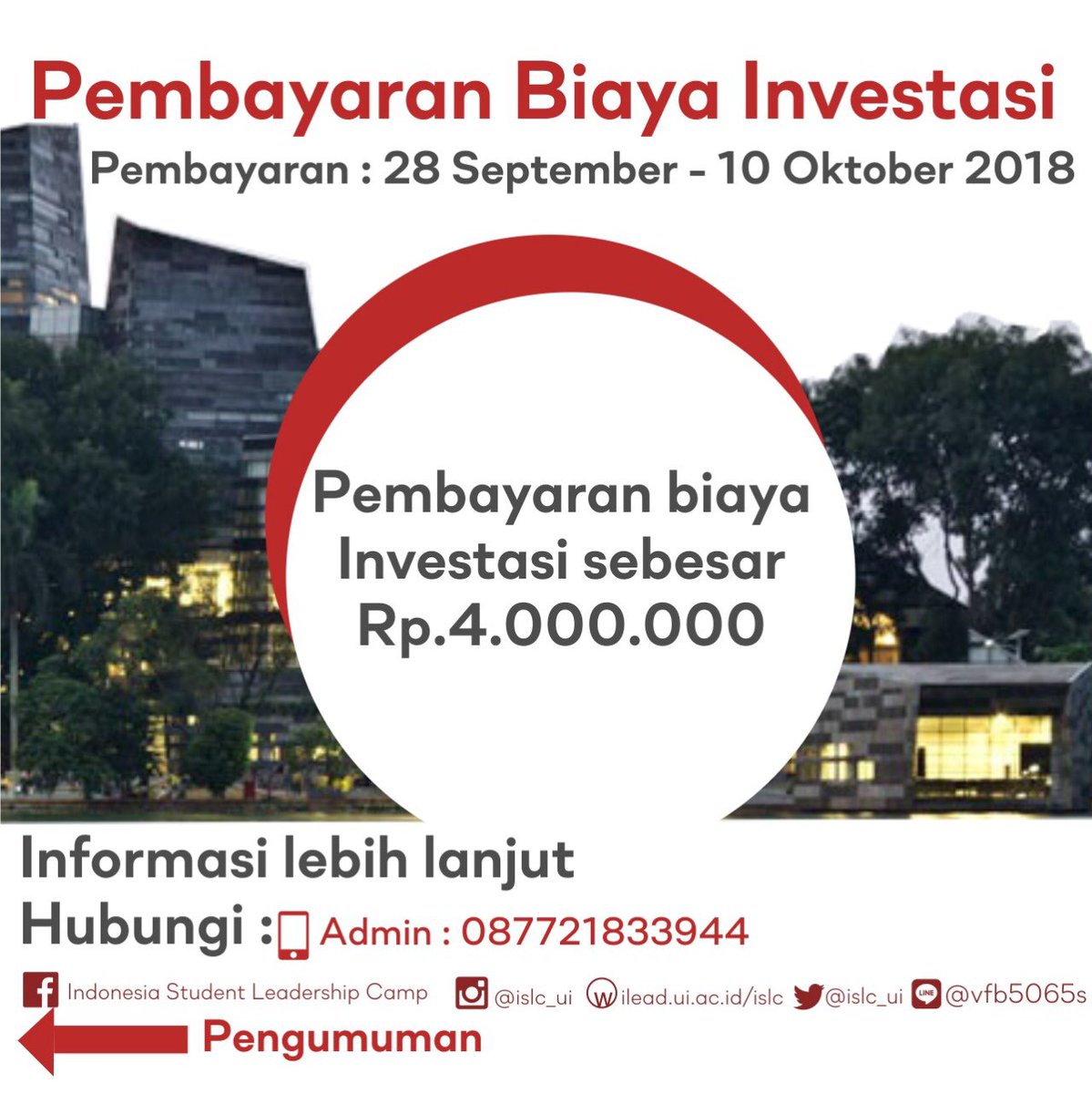 ISLC_UI's tweet image. Still confused of the payment details and how to(s)? Hit us up directly on any of our social medias and we’ll get back to you asap! 

#ISLCVIII 
#HopeforBetterChange