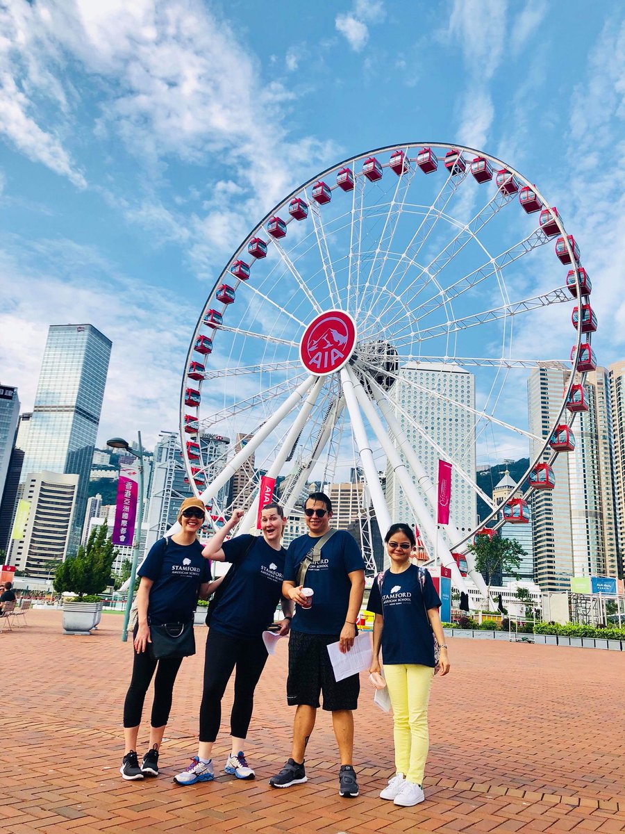 MissRitzRocks's tweet photo. Team building at Stamford. I love working with this staff! They are so fun and creative. We didn’t win officially, but we are winners in our hearts 😂. #teamworkmakesthedreamwork #CognitaWay #StamfordHK #teamnumberone @EspanishProfe @MC_Algebra_One https://t.co/Es93W9zpuj