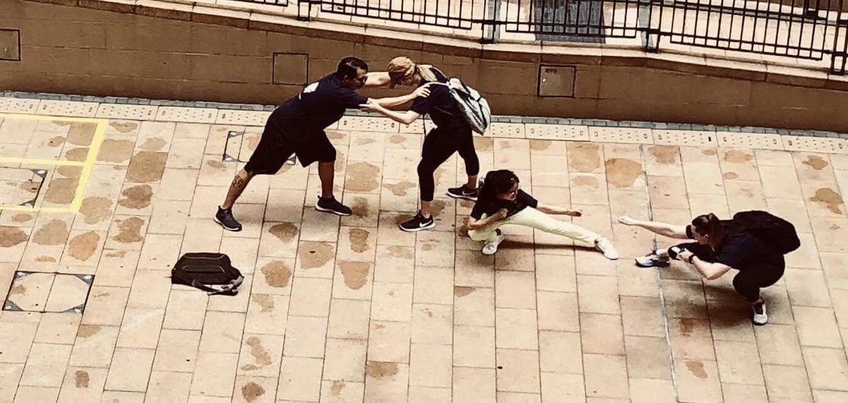 MissRitzRocks's tweet photo. Team building at Stamford. I love working with this staff! They are so fun and creative. We didn’t win officially, but we are winners in our hearts 😂. #teamworkmakesthedreamwork #CognitaWay #StamfordHK #teamnumberone @EspanishProfe @MC_Algebra_One https://t.co/Es93W9zpuj